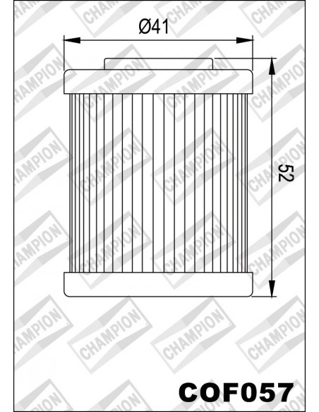 FILTRO DE ACEITE CHAMPION COF057