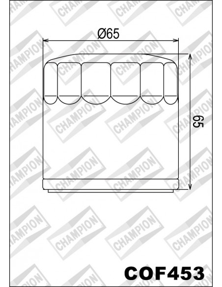 FILTRO DE ACEITE CHAMPION COF453