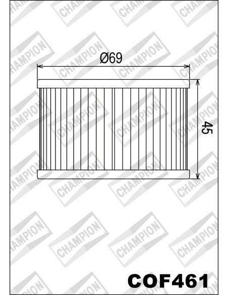 FILTRO DE ACEITE CHAMPION COF461