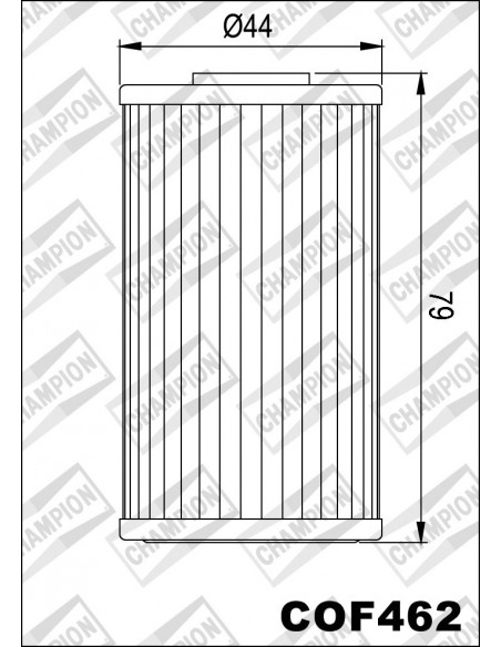 FILTRO DE ACEITE CHAMPION COF462