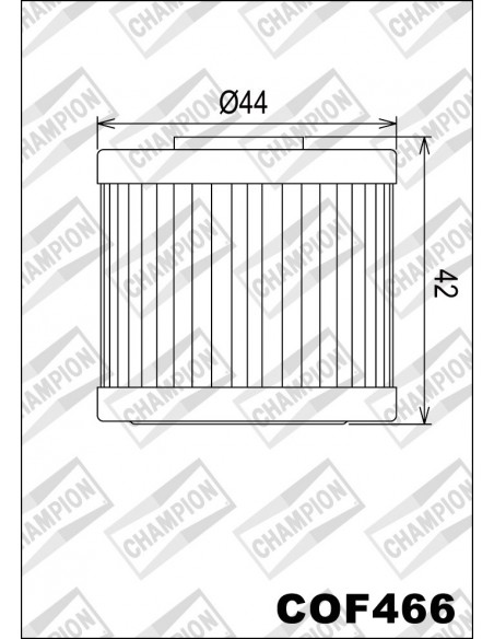 FILTRO DE ACEITE CHAMPION COF466