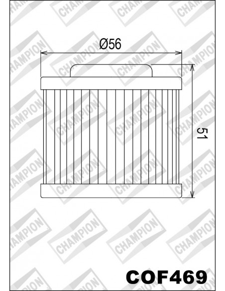 FILTRO DE ACEITE CHAMPION COF469