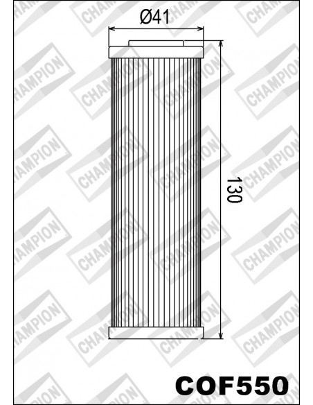 FILTRO DE ACEITE CHAMPION COF550