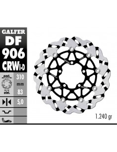 DISCO DE FRENO WAVE DF906CRWD 