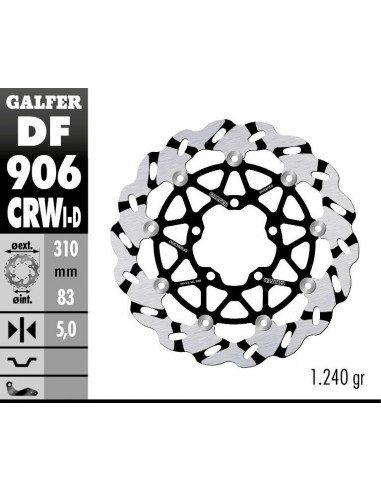DISCO IZQUIERDO FLOTANTE RANUR