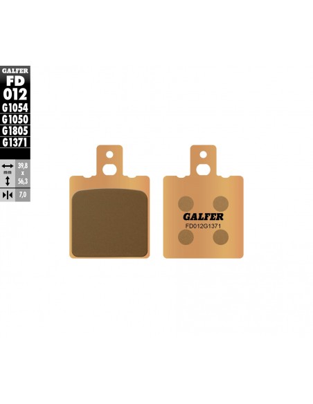 PASTILLA DE FRENO SINTERIZADA SPORT-STREET