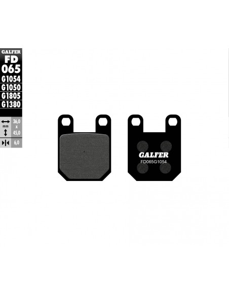 PASTILLA DE FRENO SEMI METALICA