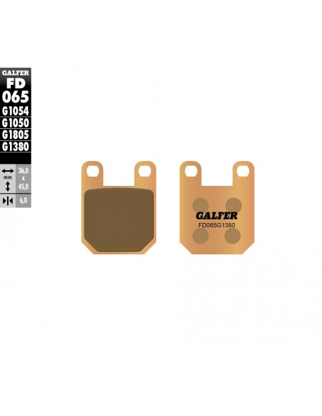 PASTILLA DE FRENO SINTERIZADA SCOOTER