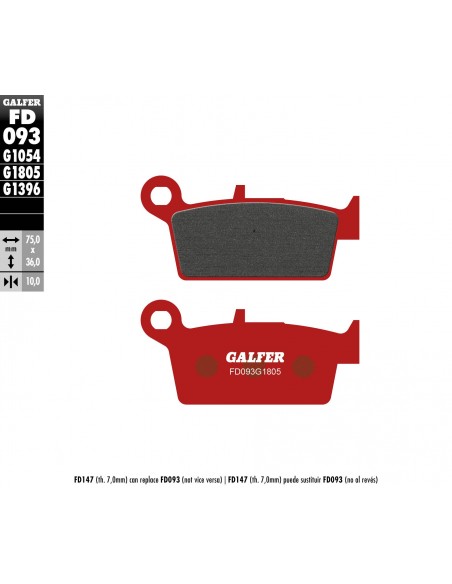 PASTILLA DE FRENO OFF ROAD