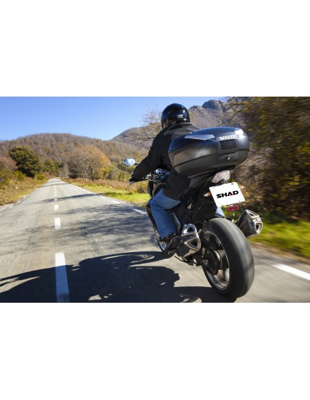 BAUL SH48 GRIS OSCURO NEGRO