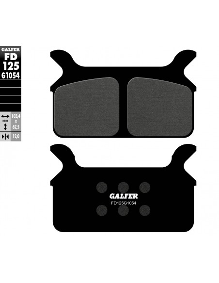 PASTILLA DE FRENO SEMI METALICA