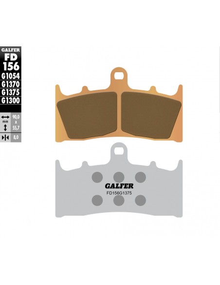 PASTILLA DE FRENO SINTERIZADA SPORT-GP-STREET