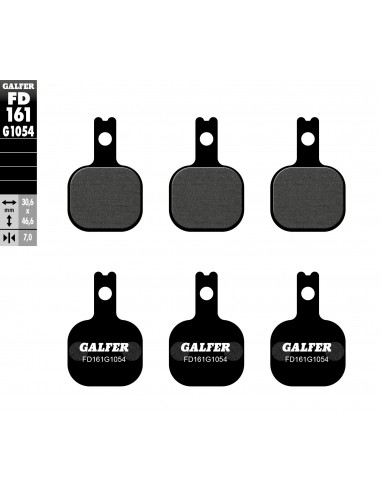 PASTILLA DE FRENO SEMI METALICA