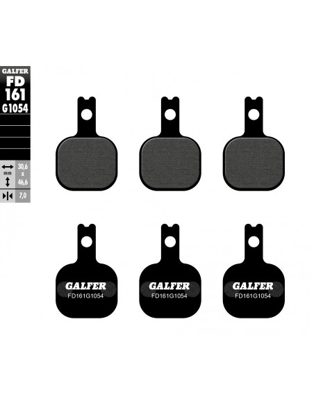 PASTILLA DE FRENO SEMI METALICA