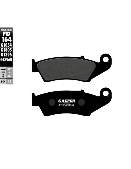 PASTILLA DE FRENO SEMI METALICA