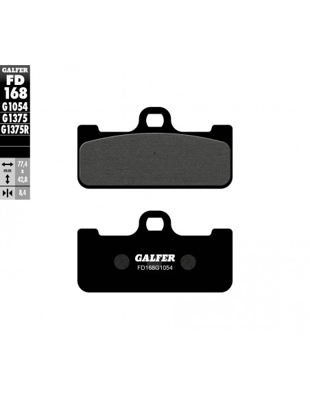 PASTILLA DE FRENO SEMI METALICA