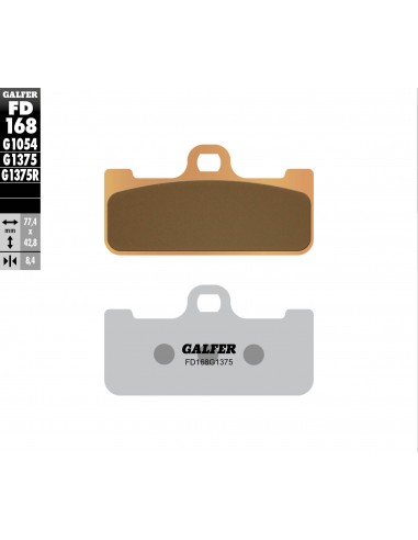 PASTILLA DE FRENO SINTERIZADA SPORT-GP-STREET