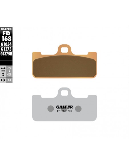 PASTILLA DE FRENO SINTERIZADA SPORT-GP-STREET