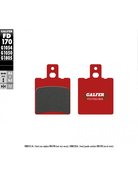 PASTILLA DE FRENO OFF ROAD