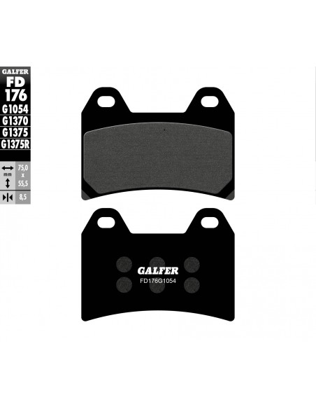 PASTILLA DE FRENO SEMI METALICA