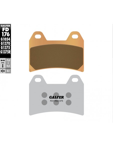 PASTILLA DE FRENO SINTERIZADA SPORT-GP-STREET