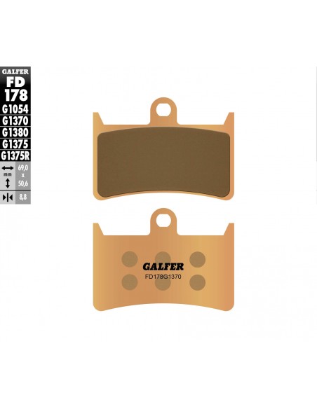 PASTILLA DE FRENO SINTERIZADA SPORT-STREET PASTILLA DE FRENO SINTERIZADA SPORT-STREET