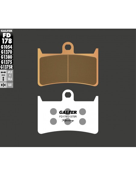 PASTILLA DE FRENO SINTERIZADA SPORT-GP-STREET PASTILLA DE FRENO SINTERIZADA SPORT-GP-STREET