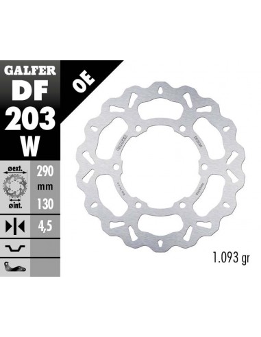 DISCO DE FRENO WAVE DF203W