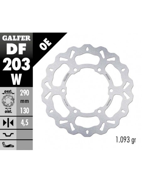 DISCO DE FRENO WAVE DF203W