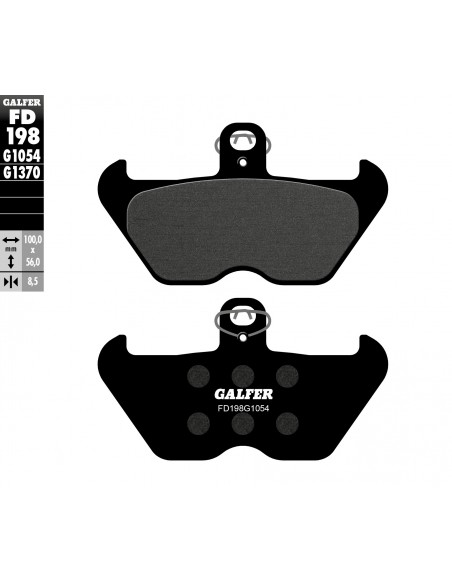 PASTILLA DE FRENO SEMI METALICA