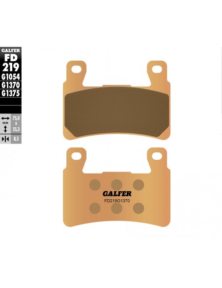 PASTILLA DE FRENO SINTERIZADA SPORT-STREET