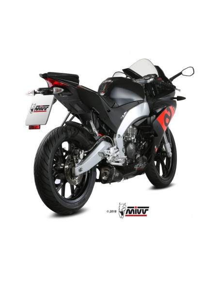 Escape Mivv APRILIA 125 RS 125 (4 stroke) 2017 -, referencia: A.011.LDRB