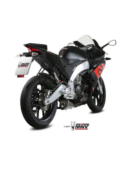 Escape Mivv APRILIA 125 RS 125 (4 stroke) 2017 -, referencia: A.011.LDRX