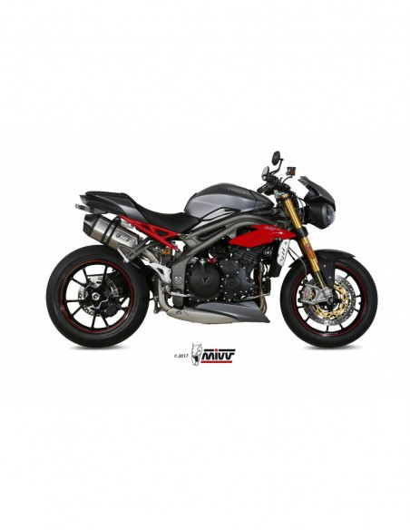 Escape Mivv TRIUMPH 1050 SPEED TRIPLE 2016 - 2017, referencia: AT.016.LRX
