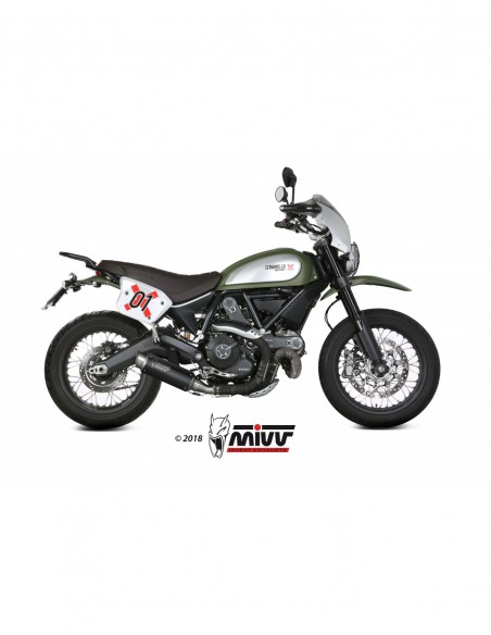Escape Mivv DUCATI 800 SCRAMBLER 800 2015 - 2020, referencia: D.035.LXBP