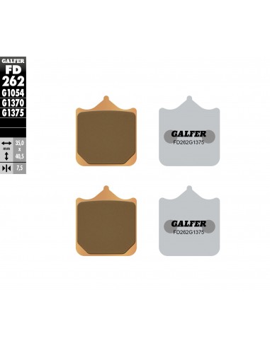 PASTILLA DE FRENO SINTERIZADA SPORT-GP-STREET