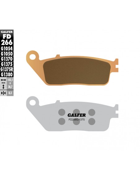 PASTILLA DE FRENO SINTERIZADA SPORT-GP-STREET PASTILLA DE FRENO SINTERIZADA SPORT-GP-STREET