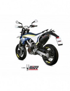 Escape Mivv HUSQVARNA 700 701 ENDURO / SUPERMOTO 2017 - 2020, referencia: HU.001.L4C