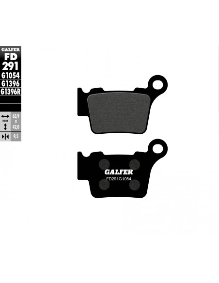 PASTILLA DE FRENO SEMI METALICA