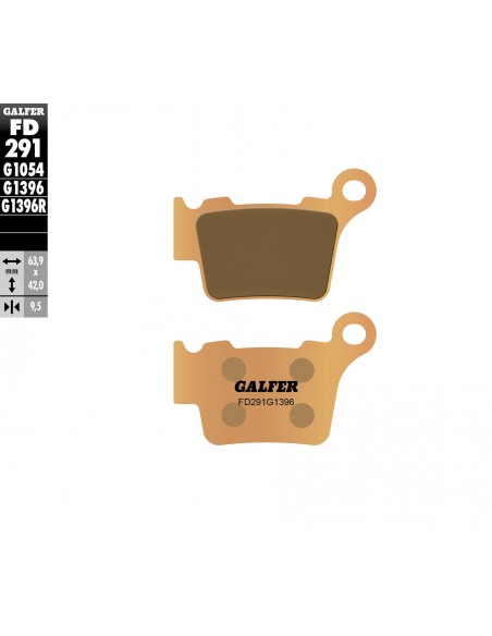 PASTILLA DE FRENO SINTERIZADA OFF ROAD