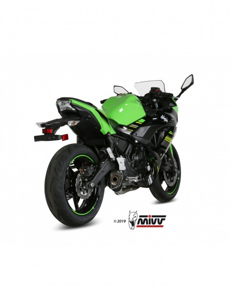 ESCAPE MIVV DELTA RACE BLACK KAWASAKI NINJA 650-Z 650 2017-2022