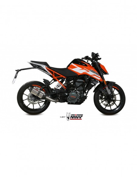 Escape Mivv KTM 125 125 DUKE 2017 - 2020, referencia: KT.019.L7