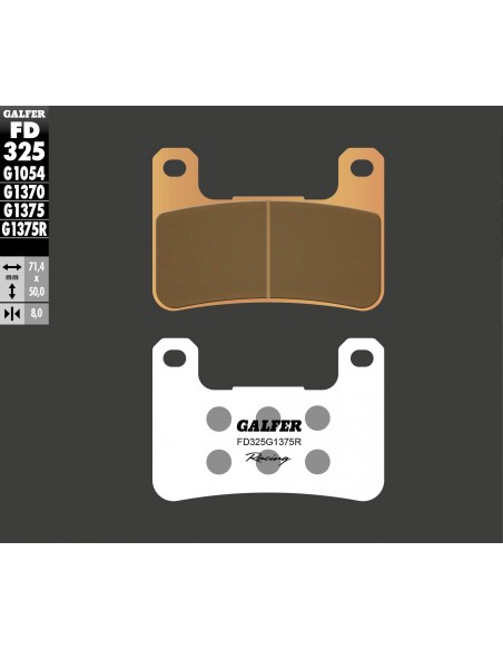 PASTILLA DE FRENO SINTERIZADA SPORT-GP-STREET