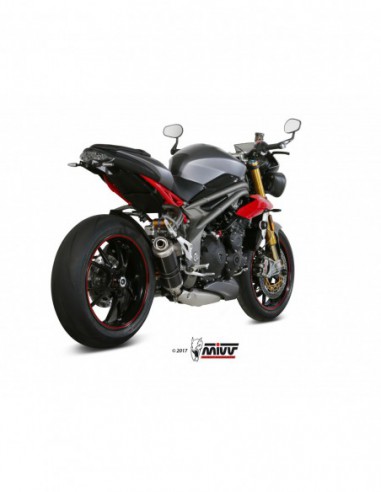 Escape Mivv TRIUMPH 1050 SPEED TRIPLE 2016 - 2017, referencia: T.016.LXB