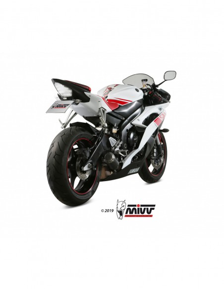 ESCAPE MIVV MK3 CARBONO YAMAHA YZF 600 R6 2006 - 2016