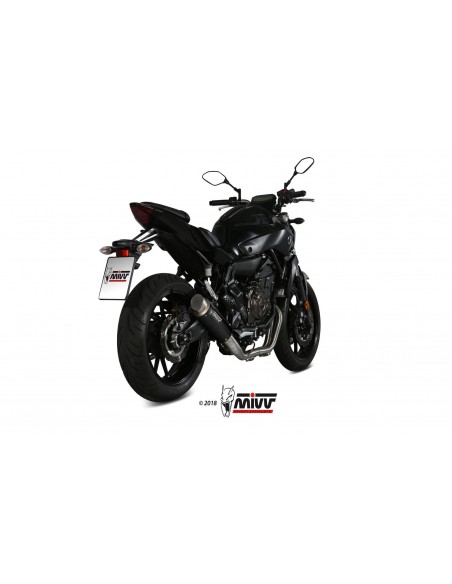 Escape Mivv YAMAHA 700 MT-07 / FZ-07 2014 - 2020, referencia: Y.045.LXBP