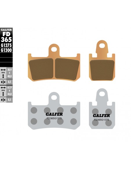 PASTILLA DE FRENO SINTERIZADA SPORT-GP-STREET