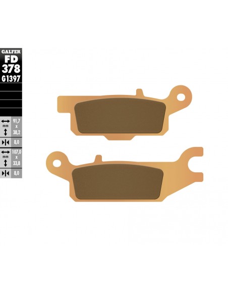 PASTILLA DE FRENO SINTERIZADA OFF ROAD