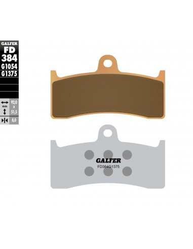 PASTILLA DE FRENO SINTERIZADA SPORT-GP-STREET