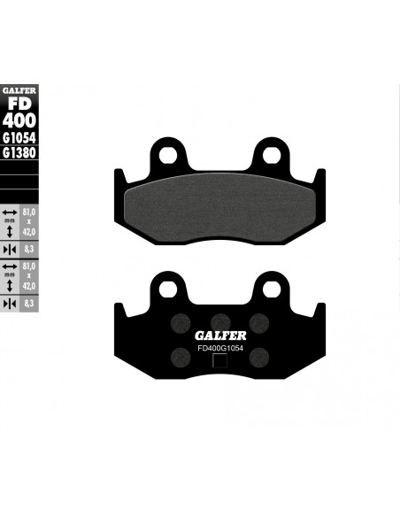 PASTILLA DE FRENO SEMI METALICA